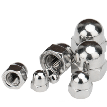 M4 M5 M6 Stainless Steel SS304 SS316 Acorn Hexagon Nuts